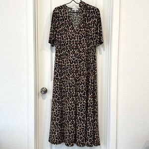 Ladies maxi cheetah dress